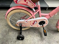 Sjoef dolly meisjes fiets roze 16” met zijwieltjes - afbeelding 5 van  8