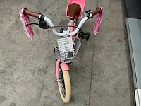 Sjoef dolly meisjes fiets roze 16” met zijwieltjes - afbeelding 8 van  8