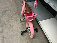 Sjoef dolly meisjes fiets roze 16” met zijwieltjes - afbeelding 2 van  11