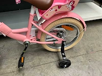 Sjoef dolly meisjes fiets roze 16” met zijwieltjes - afbeelding 5 van  11