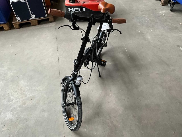 Sjoef folding fiets 20 inch mat zwart - afbeelding 2 van  9