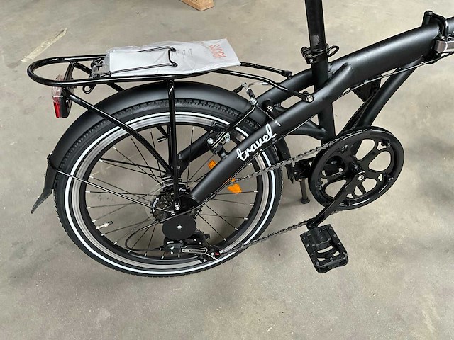 Sjoef folding fiets 20 inch mat zwart - afbeelding 6 van  9