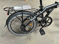 Sjoef folding fiets 20 inch mat zwart - afbeelding 6 van  9
