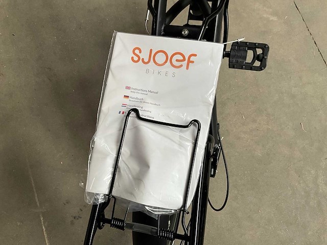Sjoef folding fiets 20 inch mat zwart - afbeelding 7 van  9