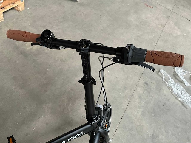 Sjoef folding fiets 20 inch mat zwart - afbeelding 8 van  9