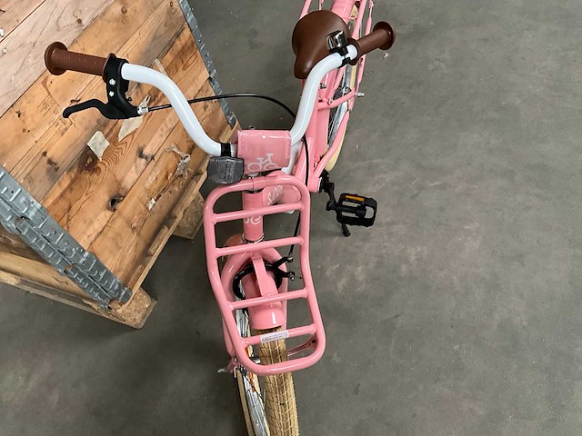 Sjoef kinderfiets 20 inch roze - afbeelding 9 van  11