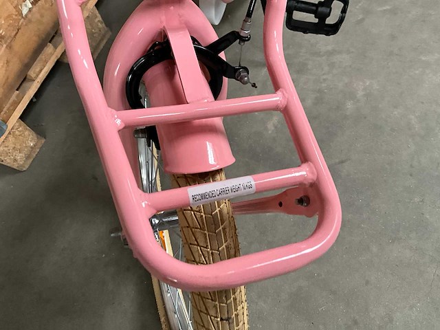 Sjoef kinderfiets 20 inch roze - afbeelding 10 van  11