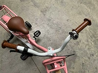 Sjoef meisjes fiets roze 14” met zijwieltjes - afbeelding 10 van  10
