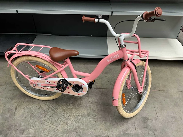 Sjoef meisjes fiets roze 20” - afbeelding 1 van  10