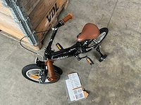 Sjoef race kinderfiets 14” zwart met zijwieltjes - afbeelding 4 van  13