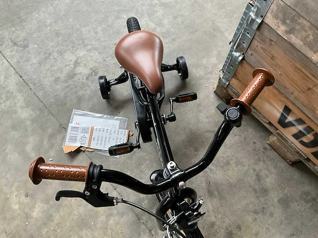 Sjoef race kinderfiets 14” zwart met zijwieltjes - afbeelding 11 van  13
