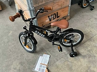Sjoef race kinderfiets 14” zwart met zijwieltjes - afbeelding 12 van  13