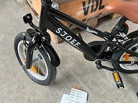 Sjoef race kinderfiets 14” zwart met zijwieltjes - afbeelding 13 van  13