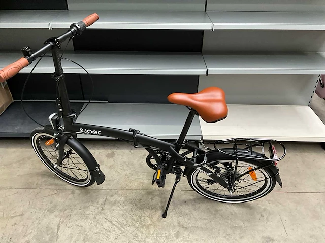 Sjoef travel vouwfiets zwart - afbeelding 1 van  11