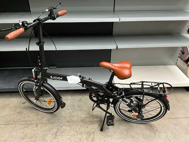 Sjoef travel vouwfiets zwart - afbeelding 1 van  11