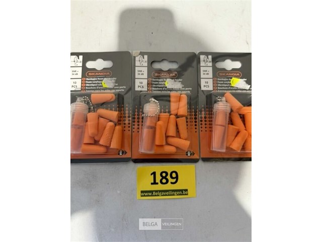 Skandia 3x10 oordopjes inclusief houder - afbeelding 3 van  3