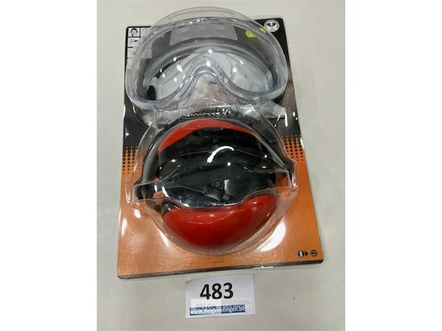 Skandia oog en gehoorbescherming inclusief ffp3 stofmasker - afbeelding 1 van  3