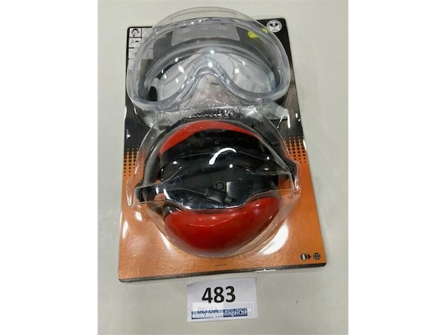 Skandia oog en gehoorbescherming inclusief ffp3 stofmasker - afbeelding 1 van  3