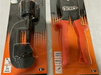 Skandia pijpsnijder 3 tot 35 mm + blikschaar 240mm - afbeelding 1 van  3