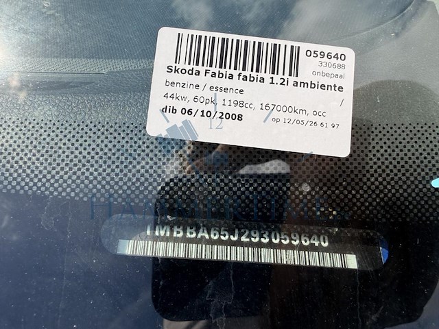 Skoda fabia, 1.2i ambiente,2008 - afbeelding 20 van  33