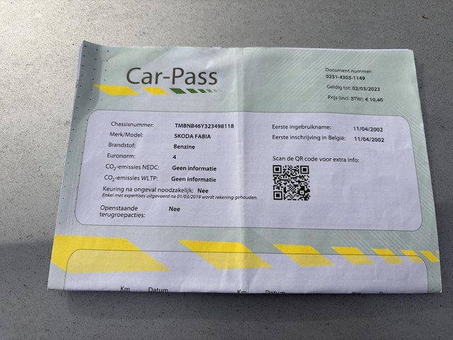 Skoda fabia, 2002 - afbeelding 27 van  27