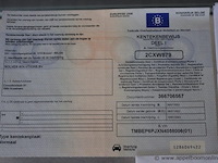 Skoda fabia, tmbep6pjxn4058006, 1e insch 26/07/2022, 67336km, 70kw, 999cm³, benzine, manueel, hatchback, euro 6d, mtm 1604kg, tarra 1147kg, keuring tot 26/07/2026, inschrijvingsbewijs deel i en gelijkvormigheidsattest - afbeelding 8 van  19