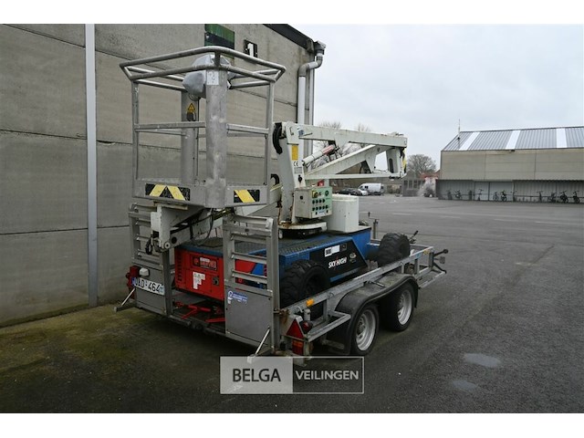 Sky high hoogwerker + aanhangwagen - afbeelding 4 van  22