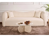 Skye decor, aeris - travertine, transparant, salontafels, travertijn - afbeelding 2 van  7