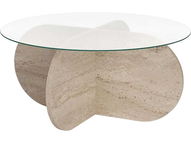 Skye decor, aeris - travertine, transparant, salontafels, travertijn - afbeelding 6 van  7