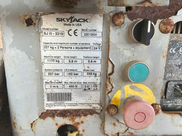 Skyjack sjiii-3219 hoogwerker - afbeelding 2 van  13