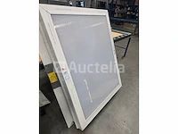 Skylux skymax ce rookvent met pvc-randsteen – 1000 × 1300 mm - afbeelding 2 van  3