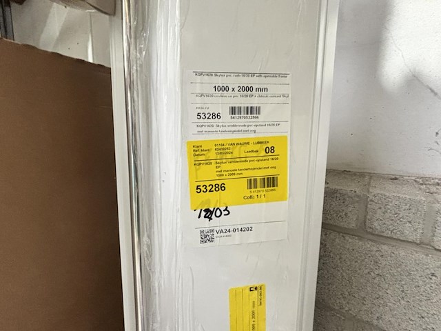 Skylux ventilerende opstand 100x200 - afbeelding 2 van  2