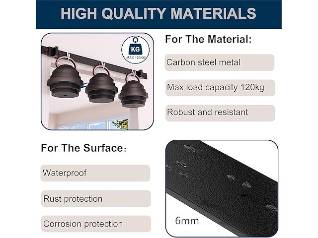 Skysen complete schuifdeurset, 168 cm - afbeelding 6 van  6