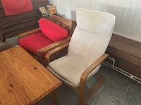 Slaapbank en 2 zetels, tafel en stoelen - afbeelding 7 van  7