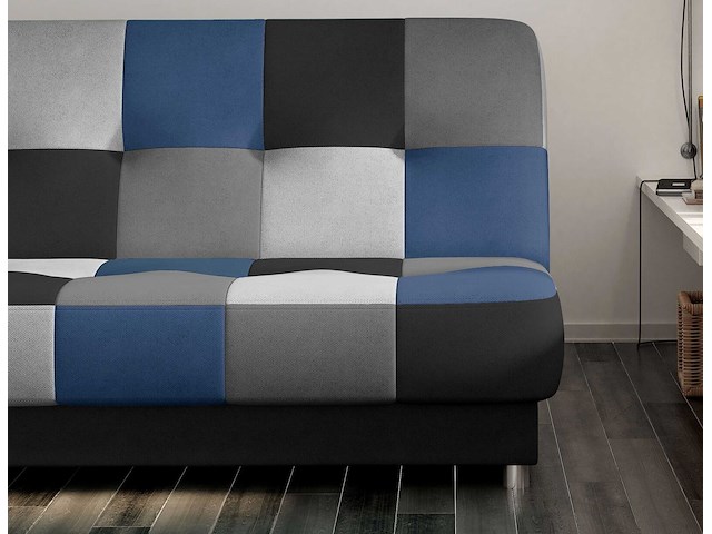 Slaapbank massimo | 90 x 190 cm | blauw - afbeelding 2 van  6