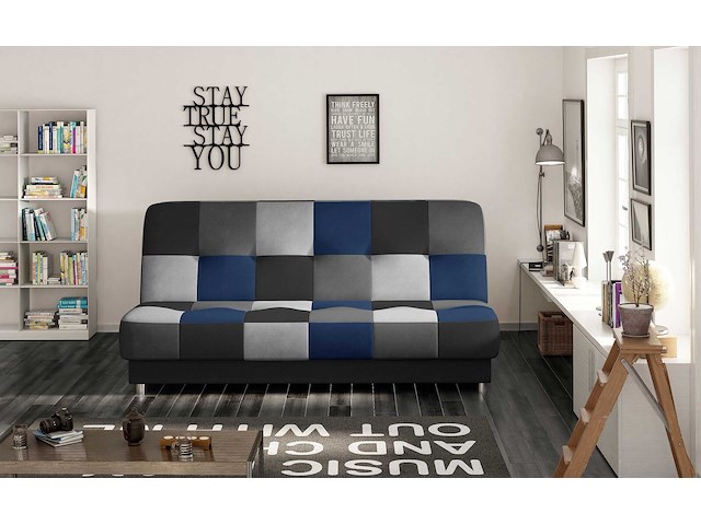 Slaapbank massimo | 90 x 190 cm | blauw - afbeelding 5 van  6
