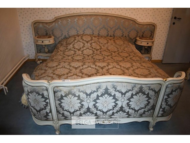 Slaapkamer en kleerkast frans louis xv stijl geschilderd - afbeelding 1 van  7