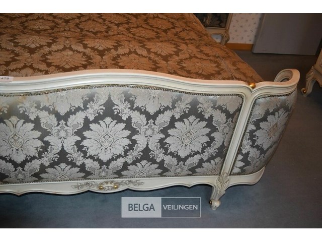 Slaapkamer en kleerkast frans louis xv stijl geschilderd - afbeelding 4 van  7