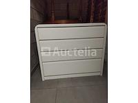 Slaapkamer (kledingkast, bed, 2 boxsprings, 1 matras, 1 ladekast) - afbeelding 9 van  9