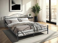 Slaapkamerbed met lattenbodem - romantisch ontwerp - 180x200cm - afbeelding 1 van  7