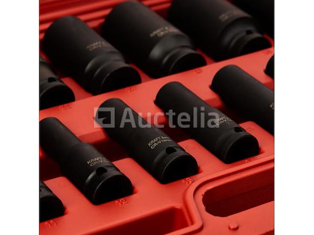 Slagdoppen 1/2" 10-32 mm (16 stuks) kraft&dele - afbeelding 2 van  3