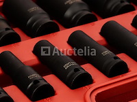 Slagdoppen 1/2" 10-32 mm (16 stuks) kraft&dele - afbeelding 2 van  3