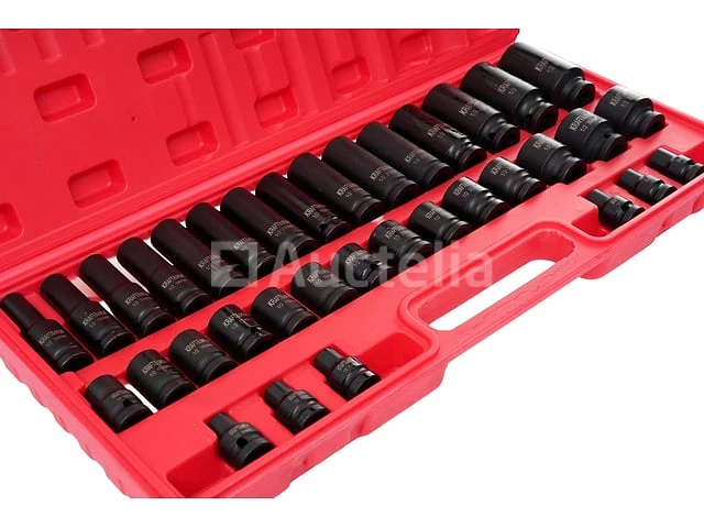 Slagdoppen 1/2" (35 stuks) kraft&dele - afbeelding 2 van  4