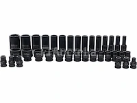 Slagdoppen 1/2" (35 stuks) kraft&dele - afbeelding 3 van  4