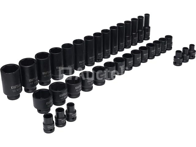 Slagdoppen 1/2" (35 stuks) kraft&dele - afbeelding 4 van  4