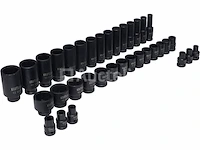 Slagdoppen 1/2" (35 stuks) kraft&dele - afbeelding 4 van  4