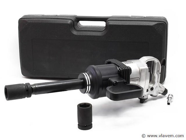 Slagmoersleutel 25,4 (1 inch) met doppen en pneumatische slagmoersleutel - afbeelding 1 van  4