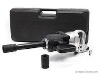 Slagmoersleutel 25,4 (1 inch) met doppen en pneumatische slagmoersleutel - afbeelding 1 van  4