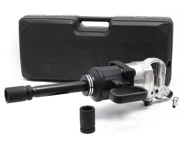 Slagmoersleutel 25,4 (1 inch) met doppen en pneumatische slagmoersleutel - afbeelding 1 van  4