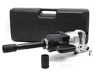 Slagmoersleutel 25,4 (1 inch) met doppen en pneumatische slagmoersleutel